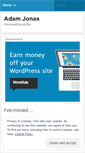 Mobile Screenshot of adamjonas.wordpress.com