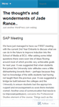 Mobile Screenshot of jaderance.wordpress.com