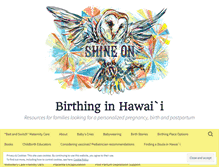 Tablet Screenshot of maternitycarechoiceshawaii.wordpress.com