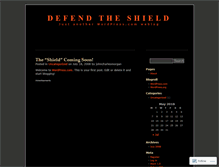 Tablet Screenshot of defendtheshield.wordpress.com