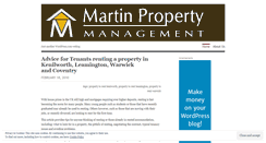 Desktop Screenshot of martinproperty.wordpress.com