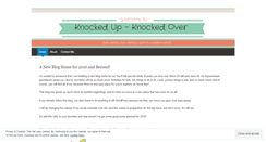 Desktop Screenshot of knockedupknockedover.wordpress.com