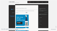 Desktop Screenshot of icandukan.wordpress.com