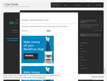 Tablet Screenshot of icandukan.wordpress.com