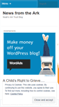 Mobile Screenshot of noahsarktrust.wordpress.com