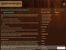 Tablet Screenshot of digitalmarketingfirm.wordpress.com