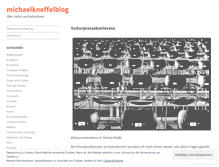 Tablet Screenshot of michaelkneffel.wordpress.com