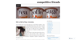 Desktop Screenshot of competitivefriends.wordpress.com