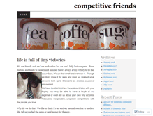 Tablet Screenshot of competitivefriends.wordpress.com