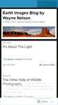 Mobile Screenshot of nelsonearthimages.wordpress.com