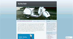 Desktop Screenshot of bigmole.wordpress.com