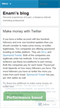 Mobile Screenshot of enam.wordpress.com