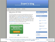 Tablet Screenshot of enam.wordpress.com