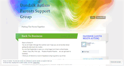 Desktop Screenshot of dundalkautismparentsgroup.wordpress.com