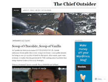 Tablet Screenshot of chiefoutsider.wordpress.com