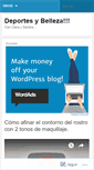Mobile Screenshot of deporteybellezascinfo.wordpress.com