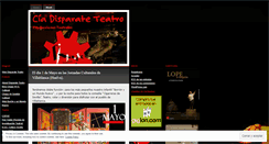 Desktop Screenshot of disparateatro.wordpress.com
