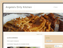 Tablet Screenshot of angelasdirtykitchen.wordpress.com