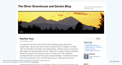 Desktop Screenshot of olivergreenhouseandgarden.wordpress.com
