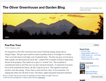 Tablet Screenshot of olivergreenhouseandgarden.wordpress.com