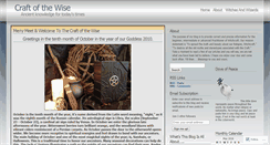 Desktop Screenshot of craftofthewise.wordpress.com