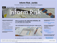 Tablet Screenshot of informrisk.wordpress.com