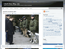 Tablet Screenshot of iraffiruse.wordpress.com