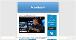 Desktop Screenshot of femacamper.wordpress.com