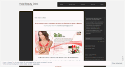 Desktop Screenshot of halalbeautydrink.wordpress.com