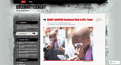 Desktop Screenshot of celebrityzealot.wordpress.com