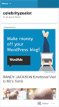 Mobile Screenshot of celebrityzealot.wordpress.com