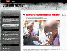 Tablet Screenshot of celebrityzealot.wordpress.com