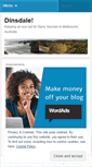 Mobile Screenshot of dinsdalepiranha.wordpress.com