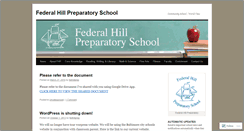 Desktop Screenshot of federalhillprep.wordpress.com
