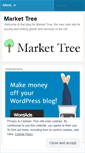 Mobile Screenshot of markettree.wordpress.com