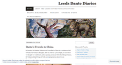 Desktop Screenshot of leedsdantediaries.wordpress.com