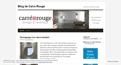 Desktop Screenshot of carrerougedesign.wordpress.com