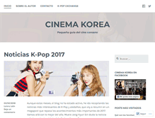 Tablet Screenshot of cinemakorea.wordpress.com