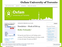 Tablet Screenshot of oxfamuoft.wordpress.com