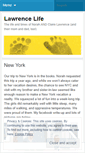 Mobile Screenshot of lawrencelife.wordpress.com