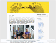 Tablet Screenshot of lawrencelife.wordpress.com