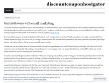 Tablet Screenshot of discountcouponhostgator.wordpress.com