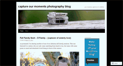 Desktop Screenshot of captureourmomentsphoto.wordpress.com