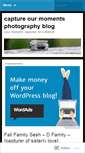 Mobile Screenshot of captureourmomentsphoto.wordpress.com