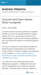 Mobile Screenshot of isotonicvitamins.wordpress.com