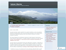 Tablet Screenshot of isotonicvitamins.wordpress.com