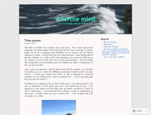 Tablet Screenshot of afertilemind.wordpress.com