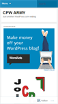 Mobile Screenshot of cpwarmy.wordpress.com