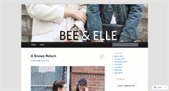 Desktop Screenshot of beeandelle.wordpress.com