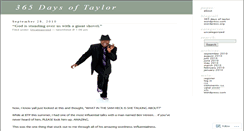 Desktop Screenshot of 365daysoftaylor.wordpress.com